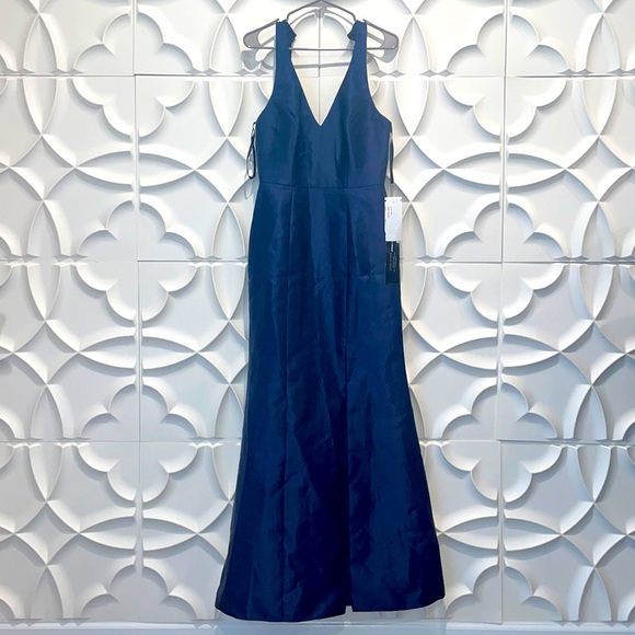 ALFRED SUNG Dresses & Skirts - Alfred sung midnight dress sz 6.  Kk